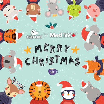 CARUN -【xmas - 聖誕口罩】3S特柔防敏成人口罩 ASTM Level 3 (10片獨立包裝)(濕疹敏感肌適用) #聖誕派對 #聖誕禮物